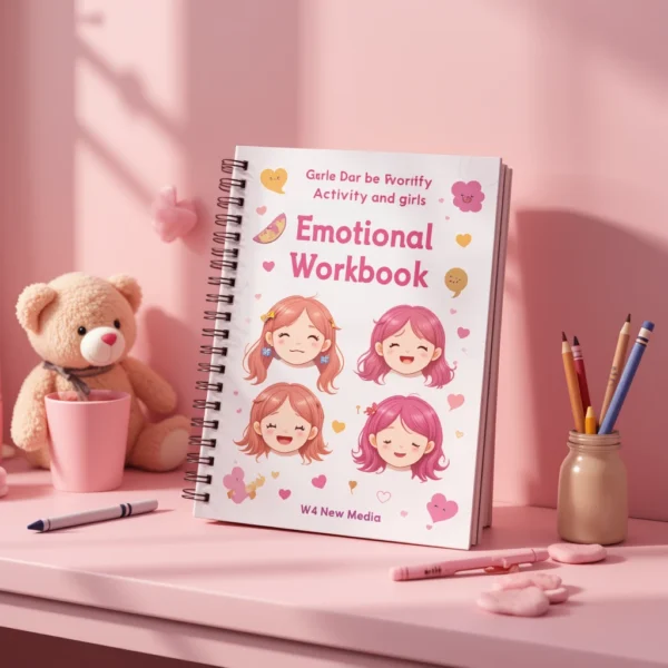 Emotional Activity Workbook for Girls – Feelings & Expressions