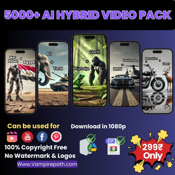 5000+ Ai Hybrid Video Pack